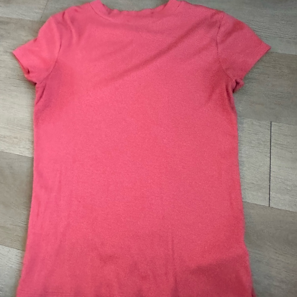 Pink baby tee